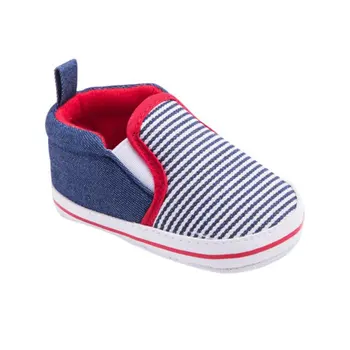 2017 Toddler Striped Pattern Baby Boys Girls Crib Shoes First Walkers Soft Bottom Baby Shoes 0-12 Months
2017 Toddler Striped Pattern Baby Boys Girls Crib Shoes First Walkers Soft Bottom Baby Shoes 0-12 Months