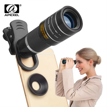 APEXEL 20X telescope monocular with universal clip for iPhone X 7 8 android smartphones World Cup Outdoor Travel Hunting Sports
APEXEL 20X telescope monocular with universal clip for iPhone X 7 8 android smartphones World Cup Outdoor Travel Hunting Sports