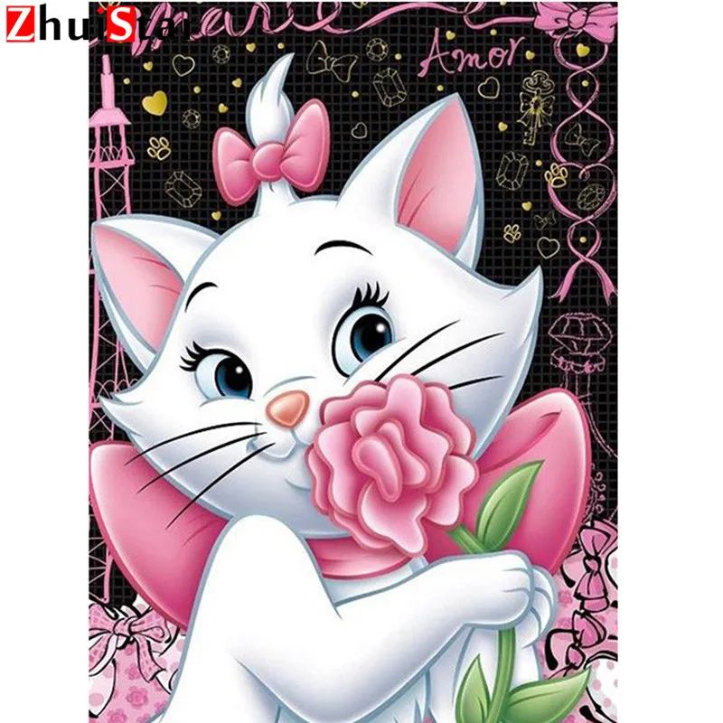 5D DIY Diamond Painting Cartoon Full Square Rhinestone Mosaic Diamond Embroidery Cross stitch Kits Cat Home Decoration
5D DIY Diamond Painting Cartoon Full Square Rhinestone Mosaic Diamond Embroidery Cross stitch Kits Cat Home Decoration
