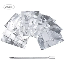 Removedor de uñas de lámina de calidad de alta calidad de 200pcs + removedor profesional de esmalte de uñas de cutícula removedor de esmalte de Gel UV J75(China)