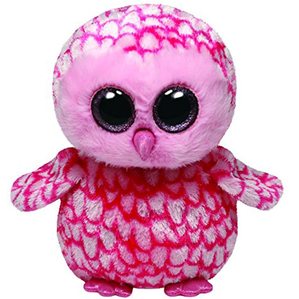Pyoopeo Ty Boos 6" 15cm Pinky Pink Barn Owl Plush Regular Soft Big-eyed Stuffed Animal Collection Doll Toy with Heart Tag
Pyoopeo Ty Boos 6" 15cm Pinky Pink Barn Owl Plush Regular Soft Big-eyed Stuffed Animal Collection Doll Toy with Heart Tag