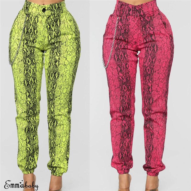 New 2019 Serpentine women elegant Green Snake Skin pants pockets ladies streetwear casual chic trousers pantalones
New 2019 Serpentine women elegant Green Snake Skin pants pockets ladies streetwear casual chic trousers pantalones