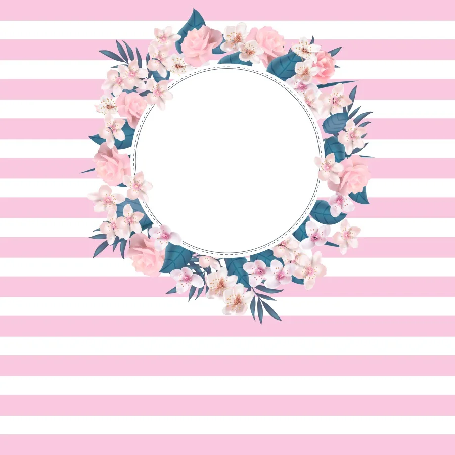 Laeacco Pink White Stripes Flowers Ring Baby Newborn Photography Backgrounds Customized Photographic Backdrops For Photo Studio
Laeacco Pink White Stripes Flowers Ring Baby Newborn Photography Backgrounds Customized Photographic Backdrops For Photo Studio