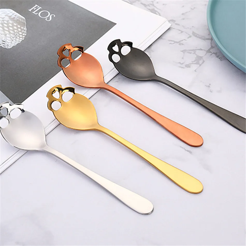 TTLIFE Skull Shape Silver Tea Spoon Stainless Steel Coffee Spoons Dessert Ice Cream Sweets Teaspoon News 2019 Kitchen Tableware
TTLIFE Skull Shape Silver Tea Spoon Stainless Steel Coffee Spoons Dessert Ice Cream Sweets Teaspoon News 2019 Kitchen Tableware
