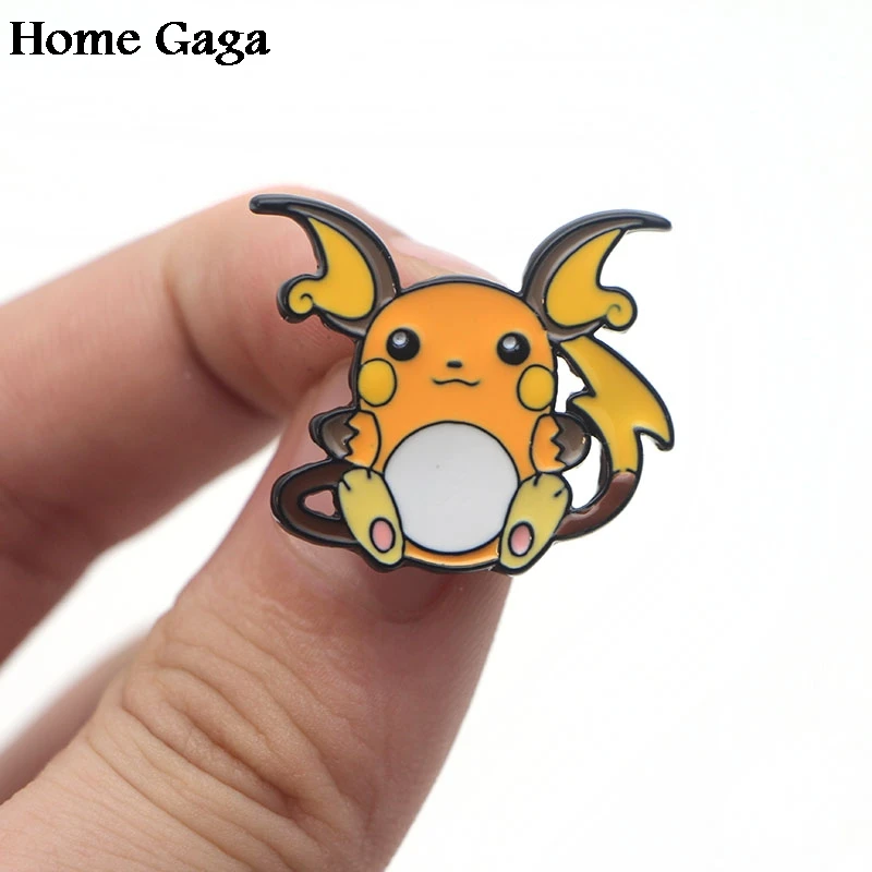 Homegaga Raichu Pocket monster cartoon DIY Zinc tie Pin backpack clothes brooches for men women hat decoration badge medal D1651
Homegaga Raichu Pocket monster cartoon DIY Zinc tie Pin backpack clothes brooches for men women hat decoration badge medal D1651