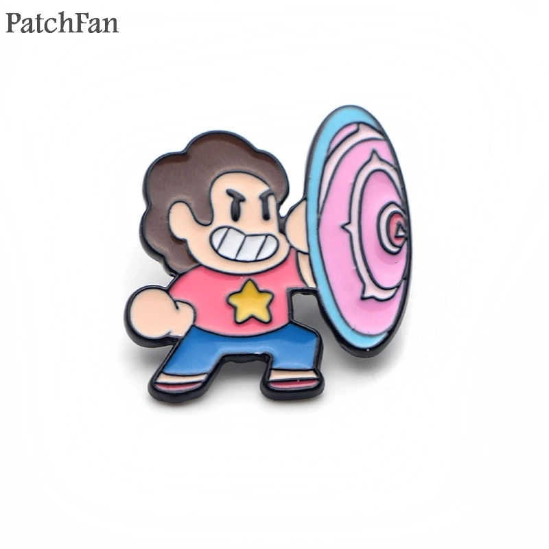 Patchfan Steven Universe Zinc tie cartoon Funny Pins backpack clothes brooches for men women hat decoration badges medals A1263
Patchfan Steven Universe Zinc tie cartoon Funny Pins backpack clothes brooches for men women hat decoration badges medals A1263