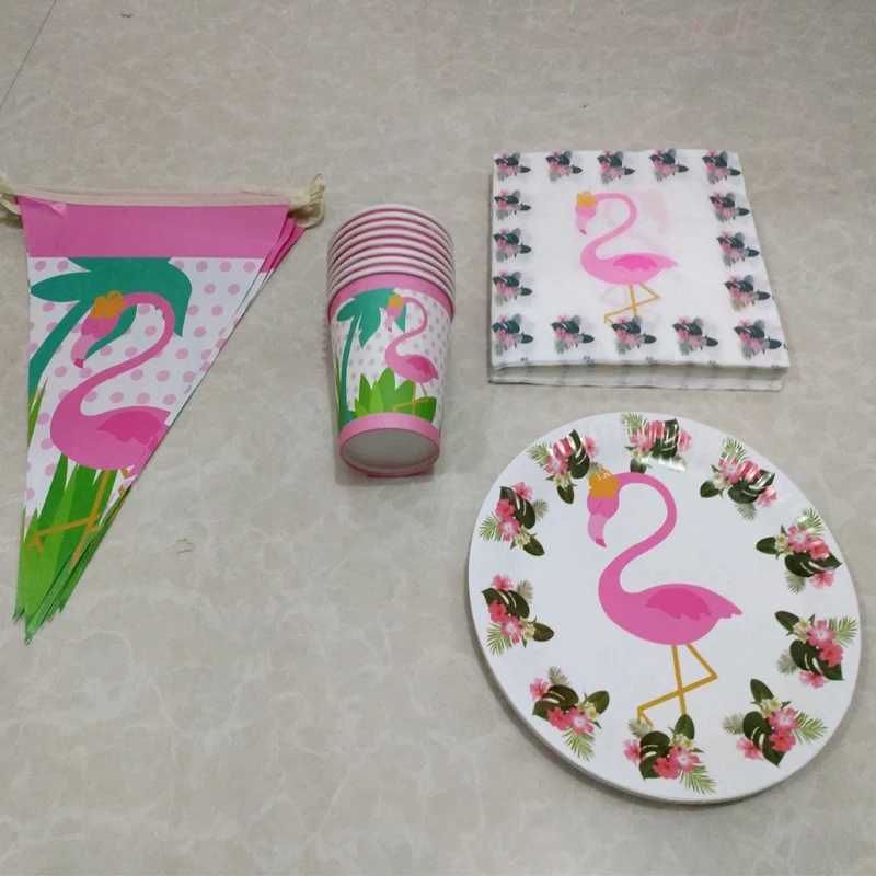 62PCS/LOT Wedding Party Flag Flamingos And Flowers Theme Napkins Decoration Banner Disposable Plates Paper Cups Events Supplies
62PCS/LOT Wedding Party Flag Flamingos And Flowers Theme Napkins Decoration Banner Disposable Plates Paper Cups Events Supplies