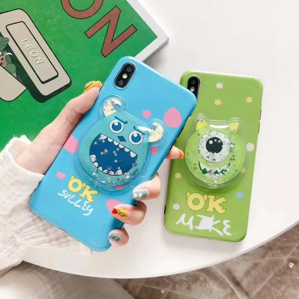 3D cute mobilization big eyes auspicious stars dynamic quicksand silicone cover for iphone MAX XS XR 6 7 8 plus X phone cases
3D cute mobilization big eyes auspicious stars dynamic quicksand silicone cover for iphone MAX XS XR 6 7 8 plus X phone cases