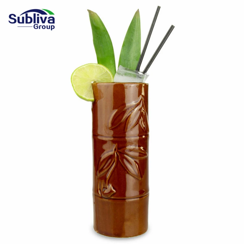 Tiki Mugs Cocktail Cup Beer Beverage Mug Wine Mug Ceramic Bamboo Leaves Tiki Mug 400ml Bar Tool
Tiki Mugs Cocktail Cup Beer Beverage Mug Wine Mug Ceramic Bamboo Leaves Tiki Mug 400ml Bar Tool