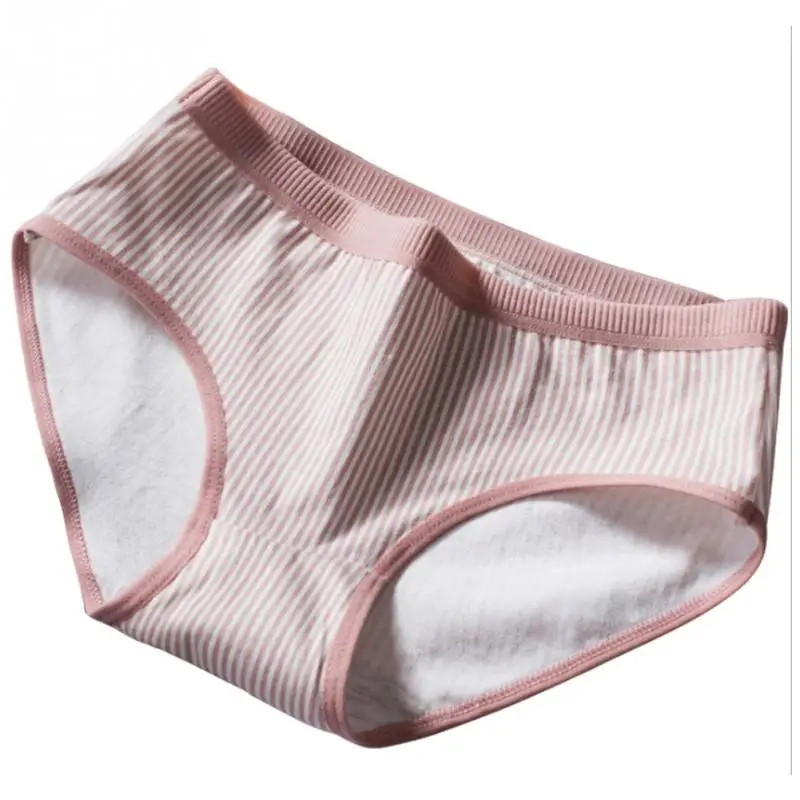 6pcs/Set Briefs Elastic Mid Waist Breathable Women Panties Sweat Free Striped Pattern Triangle Casual Cotton Blend Briefs
6pcs/Set Briefs Elastic Mid Waist Breathable Women Panties Sweat Free Striped Pattern Triangle Casual Cotton Blend Briefs