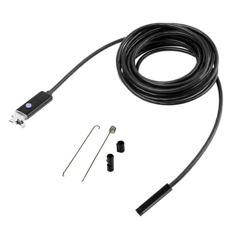 Factory Price New 2M 6 LED 5.5mm Lens 2IN1 Android Endoscope Inspection Waterproof Camera Drop Shipping Good Quality
Factory Price New 2M 6 LED 5.5mm Lens 2IN1 Android Endoscope Inspection Waterproof Camera Drop Shipping Good Quality