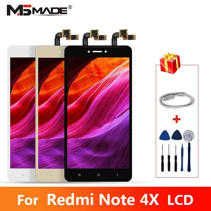 For Xiaomi Redmi Note 4X / 4 Global LCD Display Touch Screen Replacement for Redmi Note 4 Snapdragon 625 Octa Core Display 5.5''
For Xiaomi Redmi Note 4X / 4 Global LCD Display Touch Screen Replacement for Redmi Note 4 Snapdragon 625 Octa Core Display 5.5''