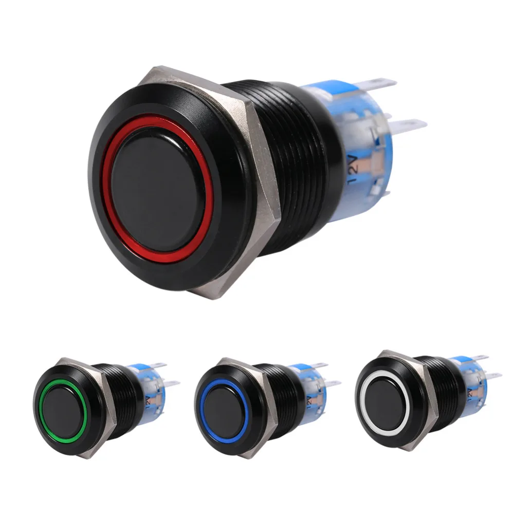 Car Styling19mm 12V LED ON/OFF Car Waterproof Switch Self-locking Latch Push Button Flate Switch
Car Styling19mm 12V LED ON/OFF Car Waterproof Switch Self-locking Latch Push Button Flate Switch