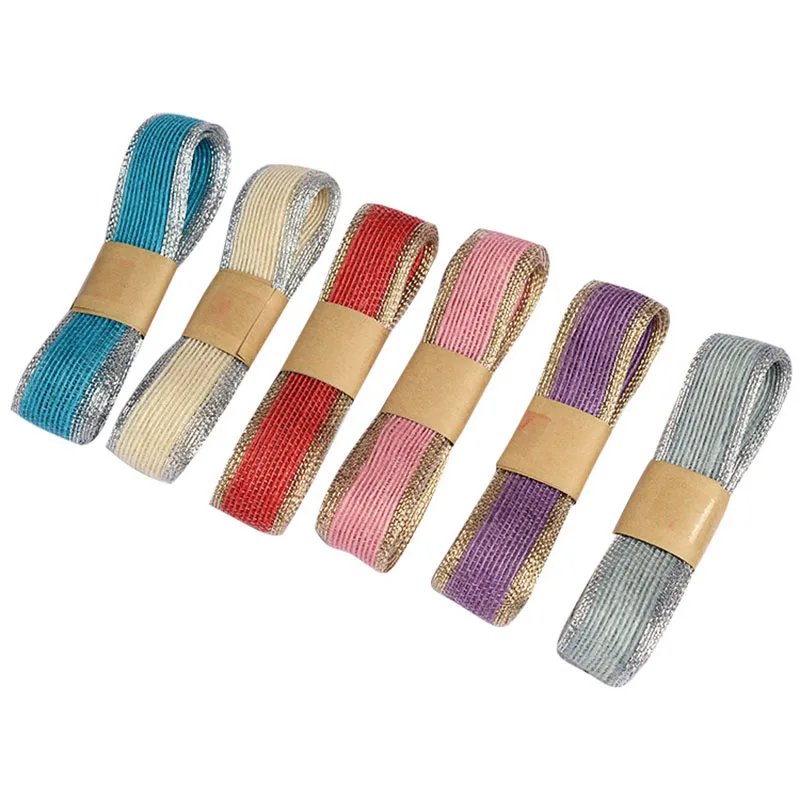 2 Meter Multi-colored Gold Rim Ribbons For Gift box Bouquet Packaging Decorative Straps
2 Meter Multi-colored Gold Rim Ribbons For Gift box Bouquet Packaging Decorative Straps