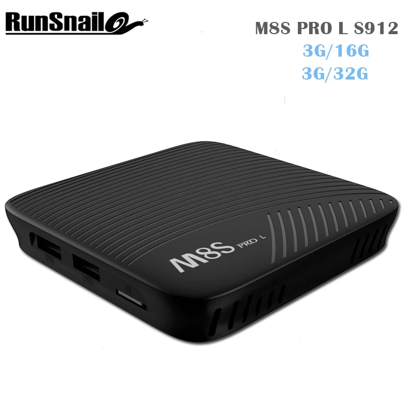 M8S PRO L Amlogic S912 3G/32G Android 7.1 TV Box Support Youtube 4K And STALKER Bluetooth 4.1+HS 2.4G/5G WiFi Set Top Box
M8S PRO L Amlogic S912 3G/32G Android 7.1 TV Box Support Youtube 4K And STALKER Bluetooth 4.1+HS 2.4G/5G WiFi Set Top Box