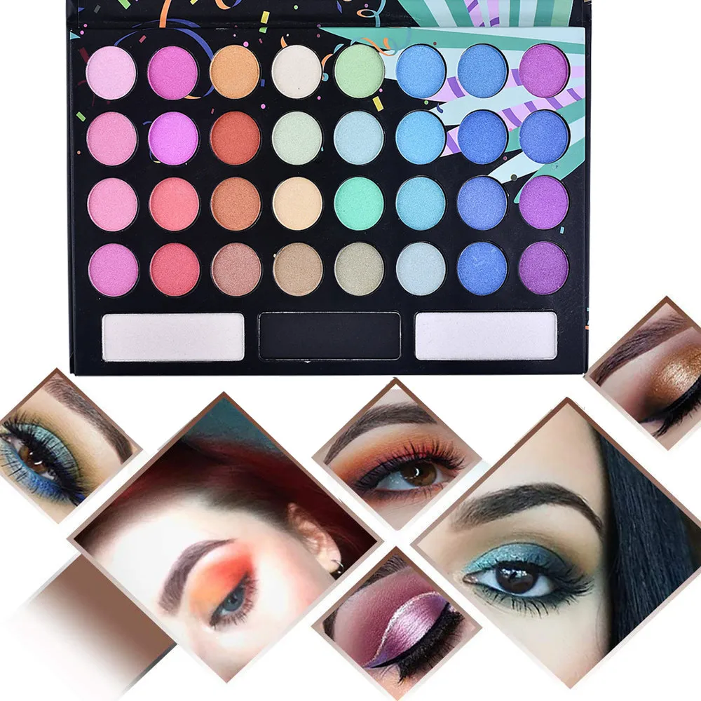 Eye Shadow Multicolor Waterproof Matte Shimmer 32 Colors Chunky Eyeshadow Palette Color Blendable Palette Perfect To Use 19L0520
Eye Shadow Multicolor Waterproof Matte Shimmer 32 Colors Chunky Eyeshadow Palette Color Blendable Palette Perfect To Use 19L0520