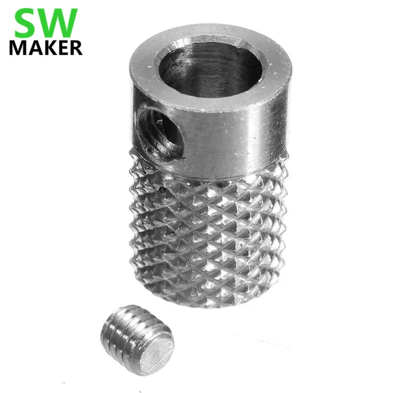 UM2 Feeder Knurled Wheel Extruder Drive Gear Stainless Steel For DIY 3D printer part
UM2 Feeder Knurled Wheel Extruder Drive Gear Stainless Steel For DIY 3D printer part