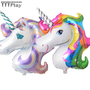 5pcs/lot Large Rainbow Unicorn Foil Balloons Cartoon Animal Inflatable Helium Air Balls Kids Birthday Party Decoration Supplies
5pcs/lot Large Rainbow Unicorn Foil Balloons Cartoon Animal Inflatable Helium Air Balls Kids Birthday Party Decoration Supplies