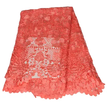 Pink African Lace Fabric High Quality Cord lace fabric 2020 Nigerian laces Guipure Lace Fabric For Wedding / Party dress Hk22-1
Pink African Lace Fabric High Quality Cord lace fabric 2020 Nigerian laces Guipure Lace Fabric For Wedding / Party dress Hk22-1