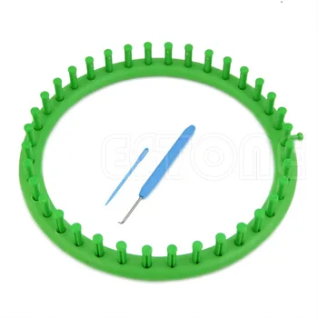 24cm Sewing Tools Classical Round Circle Hat Knitter Knifty Knitting Knit Loom Kit Green Sewing Accessories
24cm Sewing Tools Classical Round Circle Hat Knitter Knifty Knitting Knit Loom Kit Green Sewing Accessories