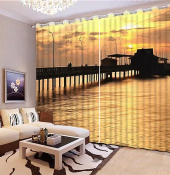 3D Curtain Sunset And Sea Scenery Bridge Bed Room Living Room Office Hotel Cortinas Blackout Shade Window Curtains Curtain
3D Curtain Sunset And Sea Scenery Bridge Bed Room Living Room Office Hotel Cortinas Blackout Shade Window Curtains Curtain