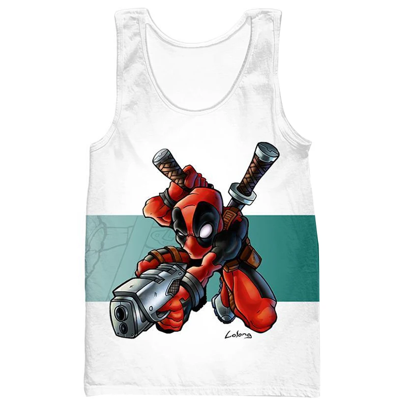 Cloudstyle 3D White Deadpool Men Tank Tops Guns And Samurai Sword Men Tanks Tops 3D Deadpool Men Tanks Tops Plus Size S-5XL
Cloudstyle 3D White Deadpool Men Tank Tops Guns And Samurai Sword Men Tanks Tops 3D Deadpool Men Tanks Tops Plus Size S-5XL