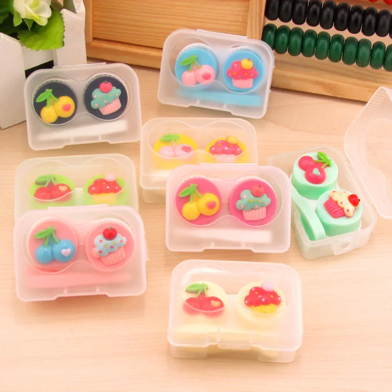12 Pc Cute Cherry Cake Contact Storage Dual Box / Companion Cartoon Eyeglasses Pencil Lens Care Case
12 Pc Cute Cherry Cake Contact Storage Dual Box / Companion Cartoon Eyeglasses Pencil Lens Care Case