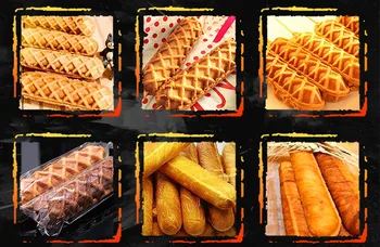 Electric Commercial Hot Dog Waffle Maker Non-stick French Muffin 6 Pieces Crispy Corn 220V/110V Thick Stainless Steel
Electric Commercial Hot Dog Waffle Maker Non-stick French Muffin 6 Pieces Crispy Corn 220V/110V Thick Stainless Steel