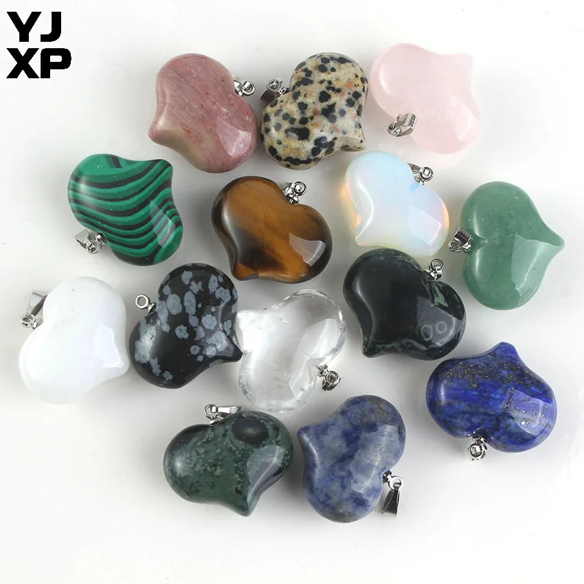 YJXP Life of Love Simple Style Silver Plated Heart Shaped Variety Rock Crystal Romantic Rose Quartzs Pendant Charms Jewelry Gift
YJXP Life of Love Simple Style Silver Plated Heart Shaped Variety Rock Crystal Romantic Rose Quartzs Pendant Charms Jewelry Gift