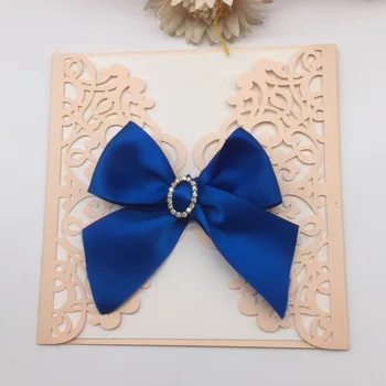 50Pcs/Lot Exquisite Pearl Paper Wedding Invitations With Bowknot Luxury Wedding Card Laser Cut Birthday Party Invitations Card
50Pcs/Lot Exquisite Pearl Paper Wedding Invitations With Bowknot Luxury Wedding Card Laser Cut Birthday Party Invitations Card