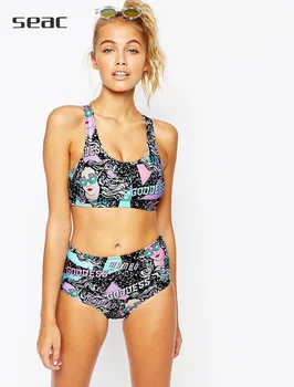 Slimming Sexy Women Two-Piece Swimsuit Sports swimming Quick Dry Swimwear Bodysuit Elastic Female High Waist Monokini flowers
Slimming Sexy Women Two-Piece Swimsuit Sports swimming Quick Dry Swimwear Bodysuit Elastic Female High Waist Monokini flowers