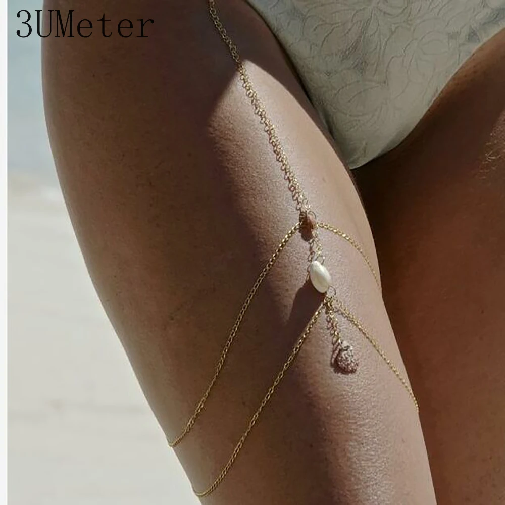 3UMeter 2019 New Beach Shell Leg Chain For Women Boho Beach Jewelry Sexy Statement Body Chains Accessories Gift Drop Shipping
3UMeter 2019 New Beach Shell Leg Chain For Women Boho Beach Jewelry Sexy Statement Body Chains Accessories Gift Drop Shipping