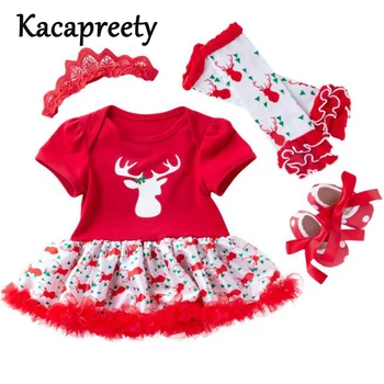 4PC Set newborn baby clothes Christmas infant jumpsuit cartoon elk printing romper+hat+leg warmer+shoes children outfits 0-24m
4PC Set newborn baby clothes Christmas infant jumpsuit cartoon elk printing romper+hat+leg warmer+shoes children outfits 0-24m