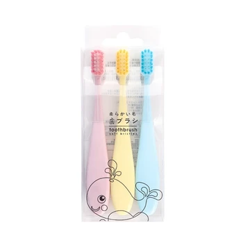 PP soft hair toothbrush3pcs Glue Injection Soft Bristles Cute Solid Color Children Toothbrush Baby Kids Dental Oral Care
PP soft hair toothbrush3pcs Glue Injection Soft Bristles Cute Solid Color Children Toothbrush Baby Kids Dental Oral Care