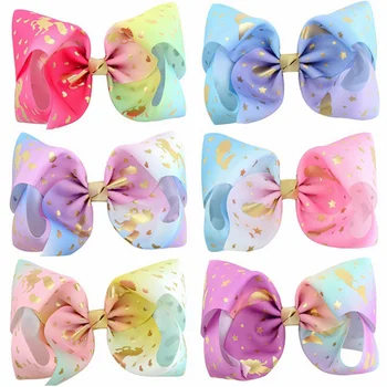 6pcs/lot 8''Fashion Printed Large Bow Clip Heart Golden Horse Hairpin Big Hair Clip Handmade Hair Accessories For Baby Girls A87
6pcs/lot 8''Fashion Printed Large Bow Clip Heart Golden Horse Hairpin Big Hair Clip Handmade Hair Accessories For Baby Girls A87