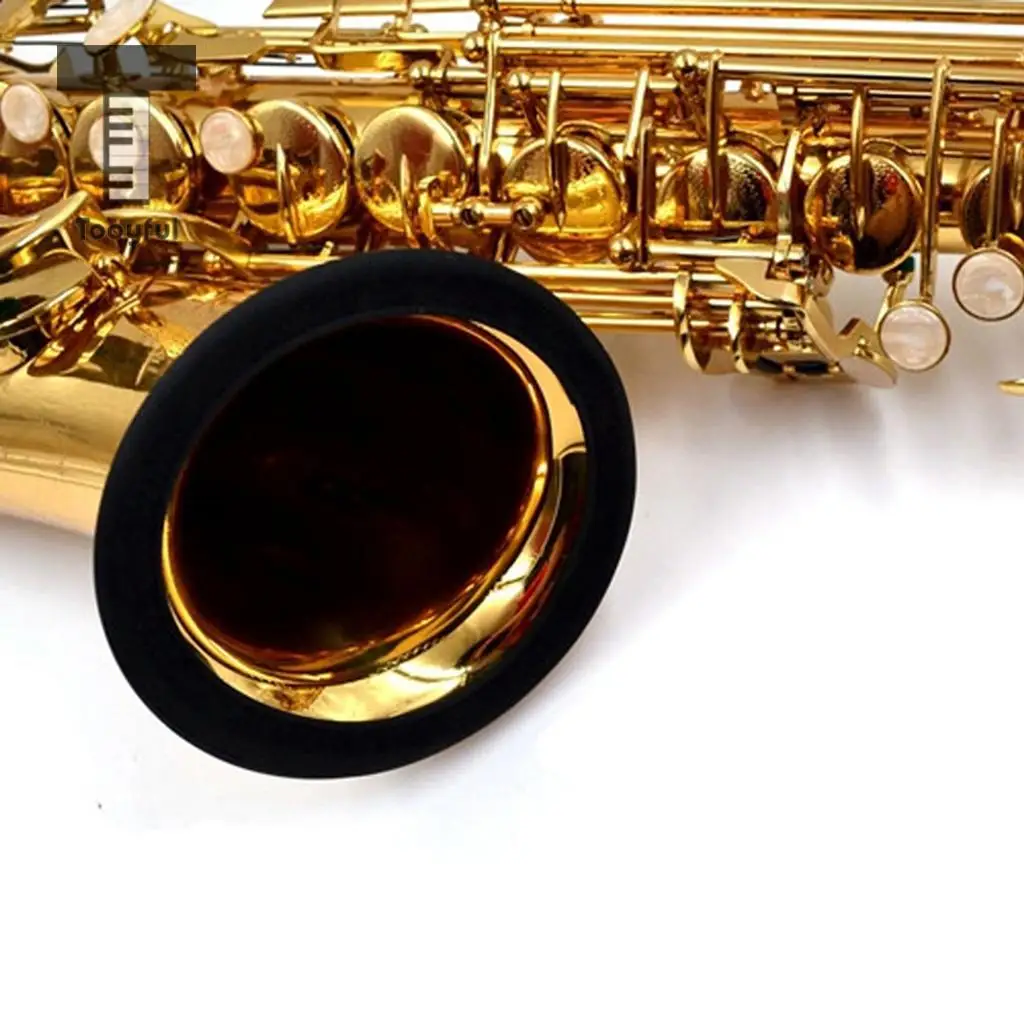 Saxophone Ring Mute Silicone Bell Protector Protective Ring for Tenor Sax Accessory