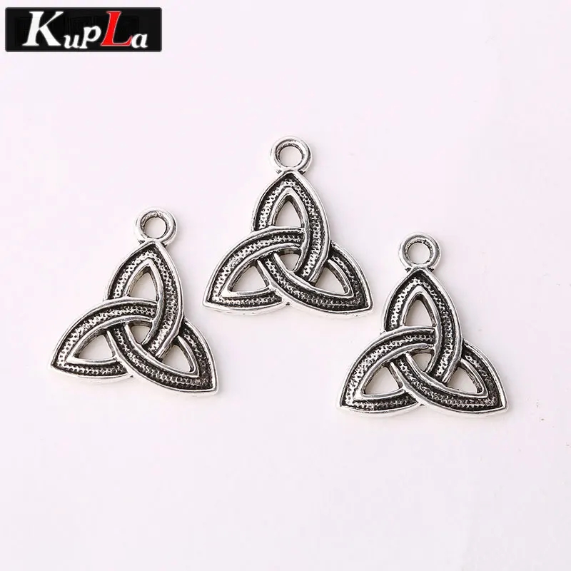 Vintage Silver Celtic Trinity Charms Handmade Classic DIY Accessories Fashion Pendant Charm for Jewelry Making
Vintage Silver Celtic Trinity Charms Handmade Classic DIY Accessories Fashion Pendant Charm for Jewelry Making