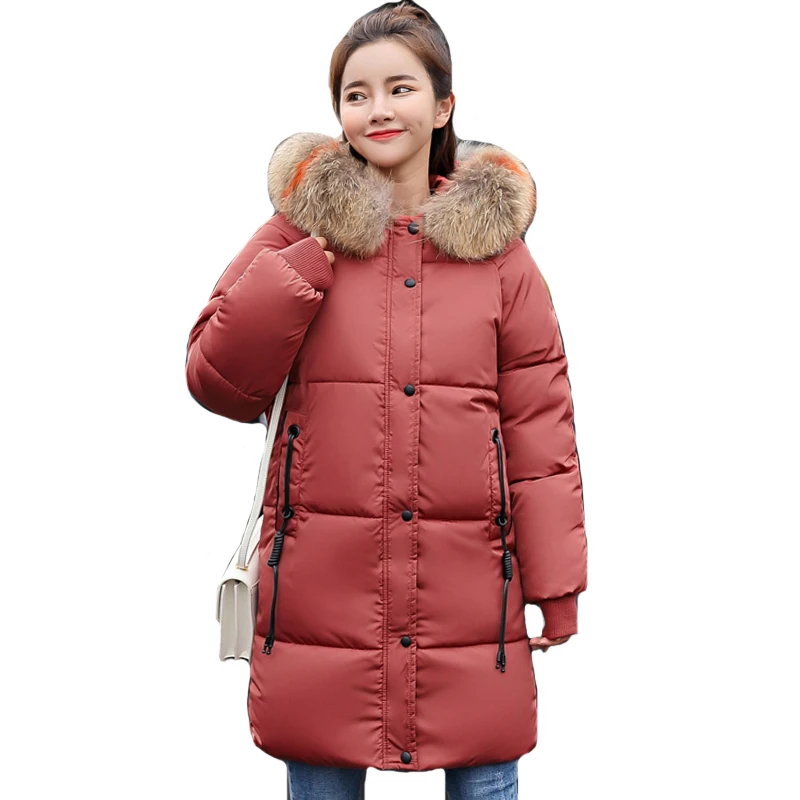 2019 High Quality Women Winter Jacket Hooded Oversized Breasted Buttons Female Coat Long Warm Thicken Parka Parkas Camperas
2019 High Quality Women Winter Jacket Hooded Oversized Breasted Buttons Female Coat Long Warm Thicken Parka Parkas Camperas