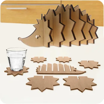 7Pieces/Set Animal Pin Wooden Coaster Hedgehog Shape DIY Coffee Tea Cup Mat Creative Table Decoration Figurines & Miniatures
7Pieces/Set Animal Pin Wooden Coaster Hedgehog Shape DIY Coffee Tea Cup Mat Creative Table Decoration Figurines & Miniatures