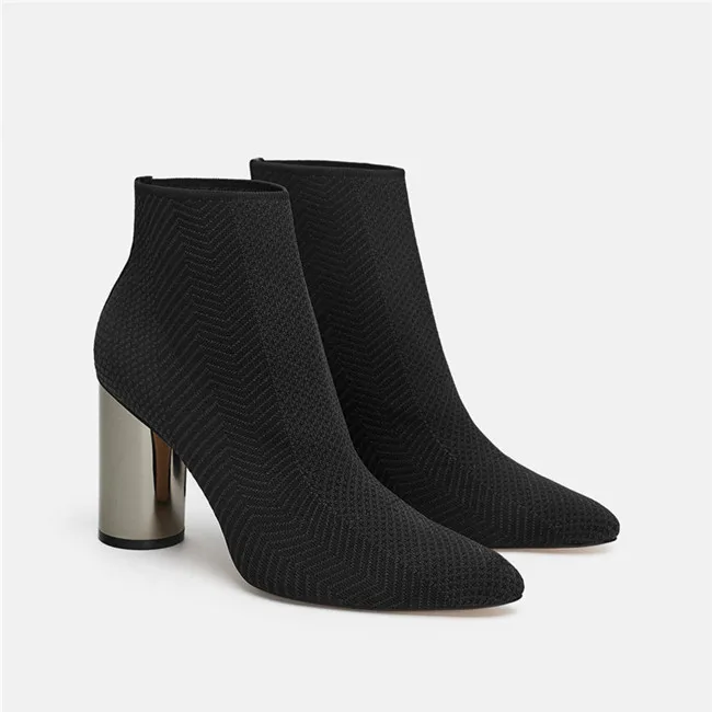 Stretch Knitting High Heel Sock Boots Women Brand Design Deep Green Boots Sexy Pointed Toe Ankle Boots for Women SWE0394
Stretch Knitting High Heel Sock Boots Women Brand Design Deep Green Boots Sexy Pointed Toe Ankle Boots for Women SWE0394