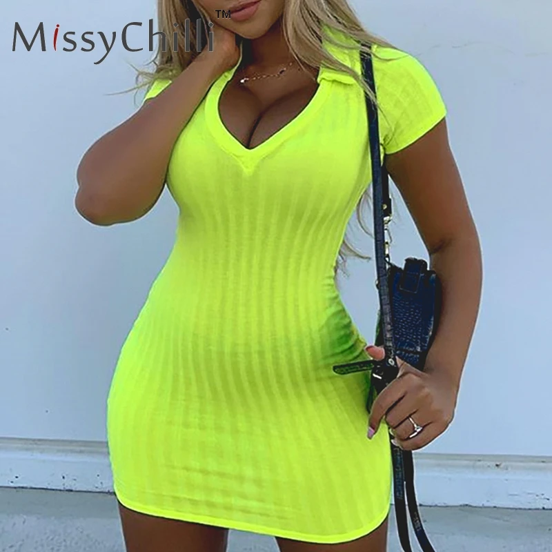 MissyChilli V neck short sleeve bodycon beach dress Women sexy flourescence mini dress Elegant summer high waist party dress new
MissyChilli V neck short sleeve bodycon beach dress Women sexy flourescence mini dress Elegant summer high waist party dress new