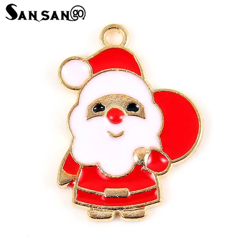 10Pcs Fashion Christmas Red Santa Claus Shape Alloy Pendant Charms Jewelry Making Accessories For Women DIY Necklace Bracelet
10Pcs Fashion Christmas Red Santa Claus Shape Alloy Pendant Charms Jewelry Making Accessories For Women DIY Necklace Bracelet