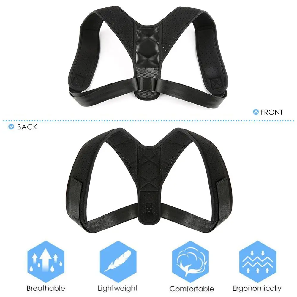 FOUAVRTEL New Upper Back Posture Corrector Posture Clavicle Support Corrector Back Straight Shoulders Brace Strap Correct
FOUAVRTEL New Upper Back Posture Corrector Posture Clavicle Support Corrector Back Straight Shoulders Brace Strap Correct