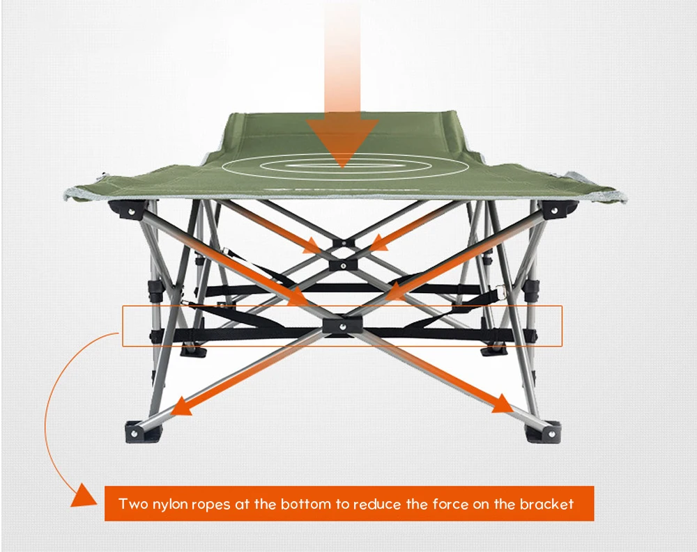 Stable Folding Camping Bed Outdoor 9