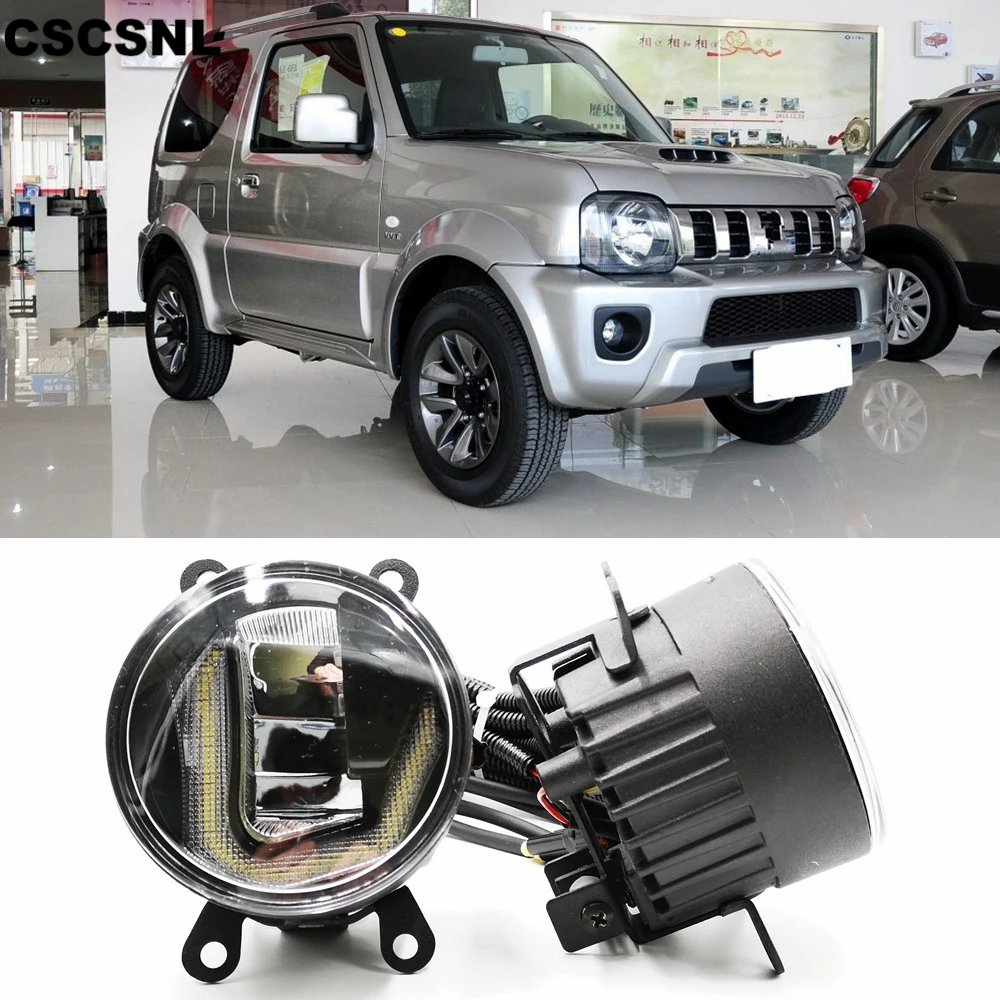 3-IN-1 Functions Auto LED DRL Daytime Running Light Car Projector Fog Lamp with yellow signal For Suzuki Jimny 2007-2016
3-IN-1 Functions Auto LED DRL Daytime Running Light Car Projector Fog Lamp with yellow signal For Suzuki Jimny 2007-2016