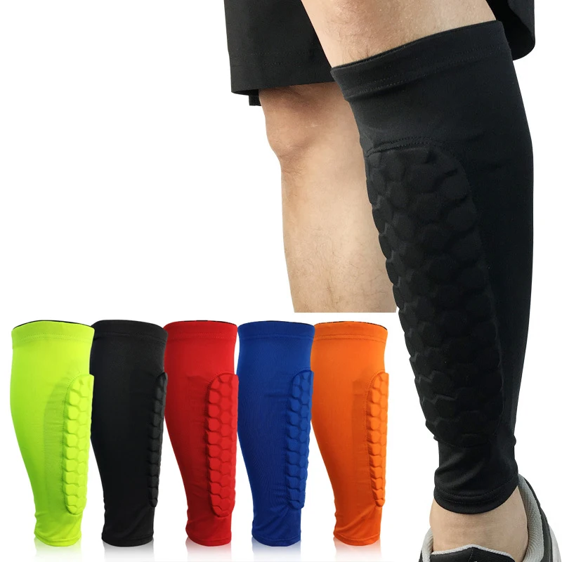 1 Pair Professional Football Calf Support Honeycomb Anti Collision Blocks Breathable Shin Guard Leg Protection Legging Greaves
1 Pair Professional Football Calf Support Honeycomb Anti Collision Blocks Breathable Shin Guard Leg Protection Legging Greaves