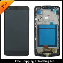 100% Gurantee testado Para LG Google Nexus 5 D820 LCD Para Nexus 5 D821 Display LCD Touch Screen Digitador Assembléia(China)