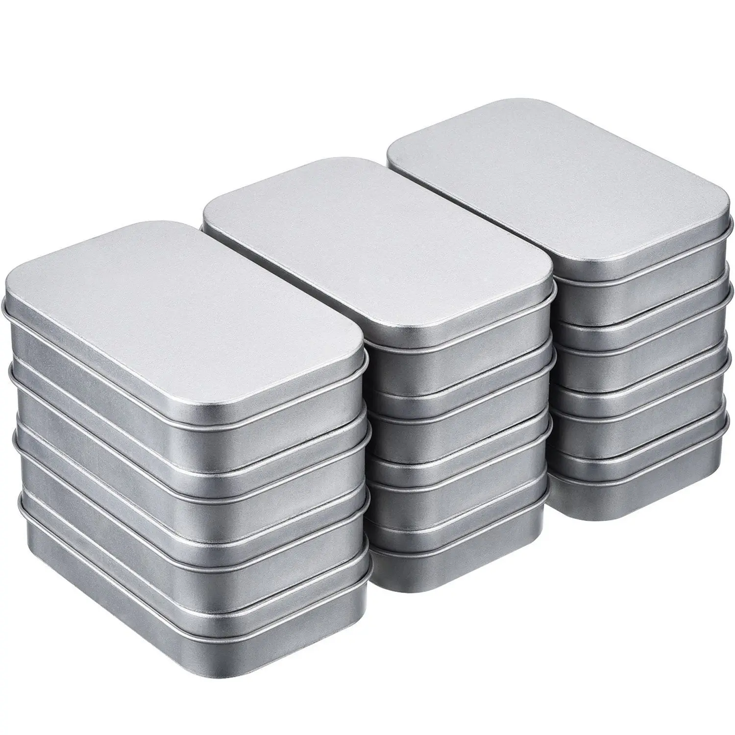 Top 12 pcs Container Rectangular Hinged Containers Small Storage Kit Silver Empty Mini Portable Box, Home Organizer
Top 12 pcs Container Rectangular Hinged Containers Small Storage Kit Silver Empty Mini Portable Box, Home Organizer