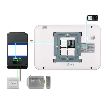 Mountainone 7 Inch Password Access Control Card Night Visual Intercom Doorbell Rain Infrared Intercom System White +Black Abs
Mountainone 7 Inch Password Access Control Card Night Visual Intercom Doorbell Rain Infrared Intercom System White +Black Abs
