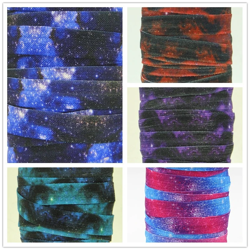 WM 10 yards lot 5/8inch 16mm Galaxy Style Printed Fold Over Elastic ribbon FOE Webbing
WM 10 yards lot 5/8inch 16mm Galaxy Style Printed Fold Over Elastic ribbon FOE Webbing